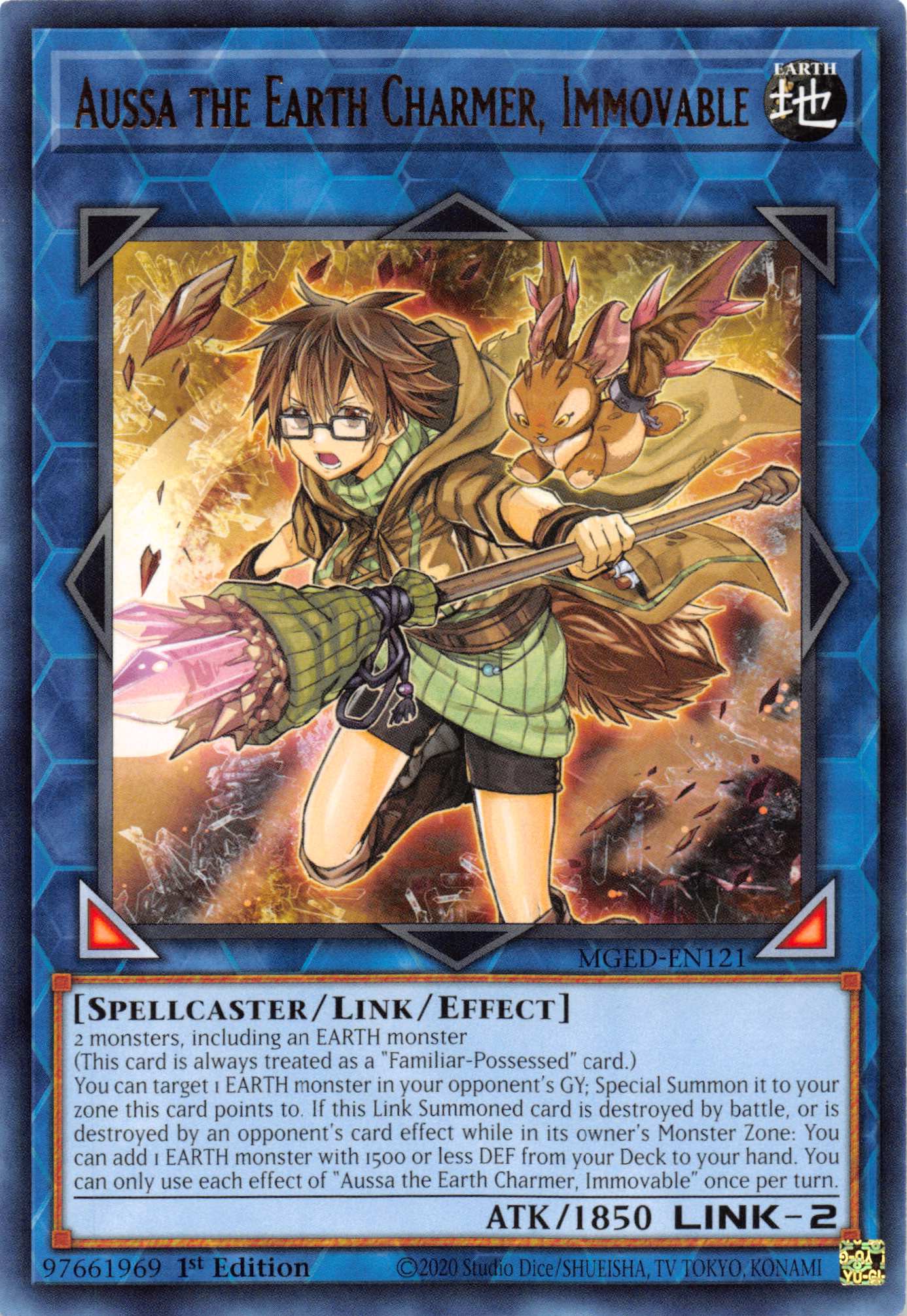 Aussa the Earth Charmer, Immovable [MGED-EN121] Rare | Exor Games Summserside