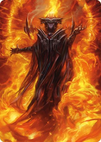 Sauron, the Dark Lord Art Card [The Lord of the Rings: Tales of Middle-earth Art Series] | Exor Games Summserside
