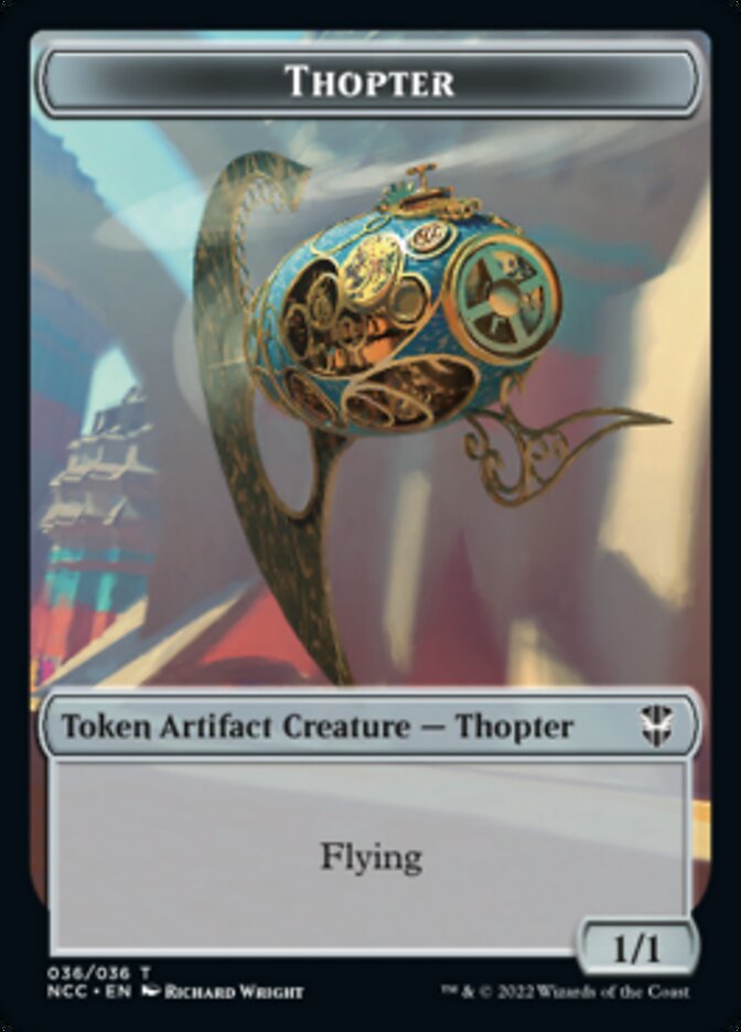 Thopter // Treasure (013) Double-sided Token [Streets of New Capenna Commander Tokens] | Exor Games Summserside