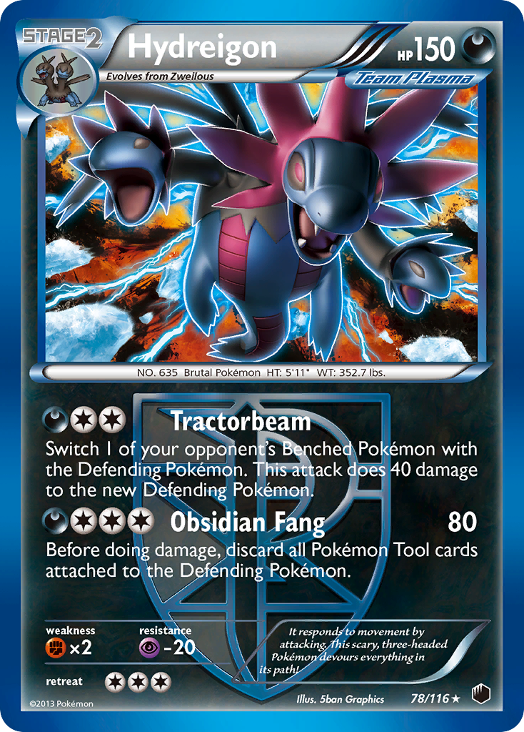 Hydreigon (78/116) [Black & White: Plasma Freeze] | Exor Games Summserside