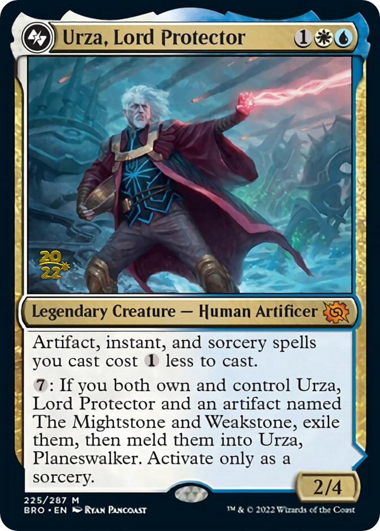 Urza, Lord Protector [The Brothers' War: Prerelease Promos] | Exor Games Summserside