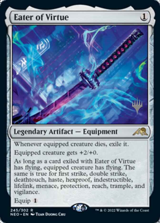 Eater of Virtue (Promo Pack) [Kamigawa: Neon Dynasty Promos] | Exor Games Summserside