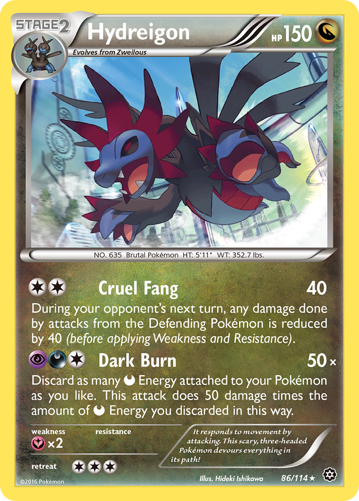 Hydreigon (86/114) [XY: Steam Siege] | Exor Games Summserside