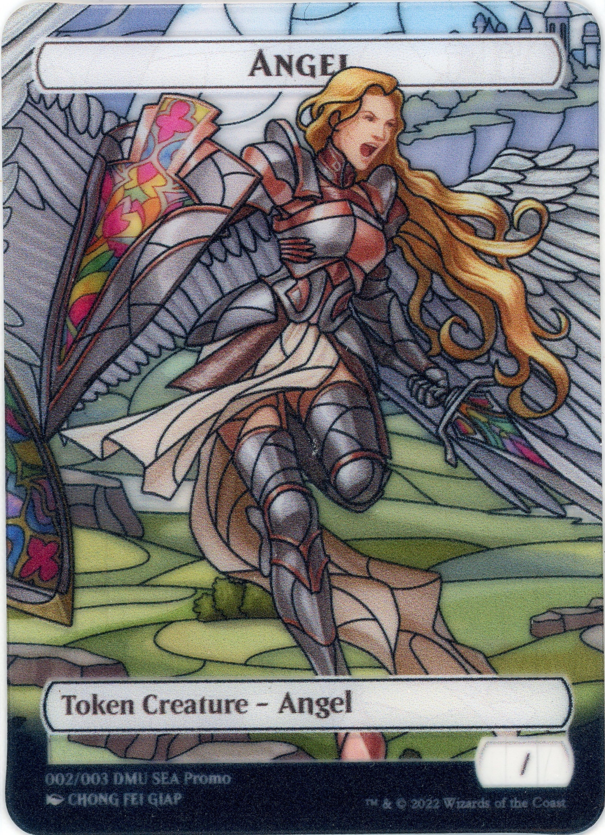 Angel Token (SEA Exclusive) [Dominaria United Tokens] | Exor Games Summserside