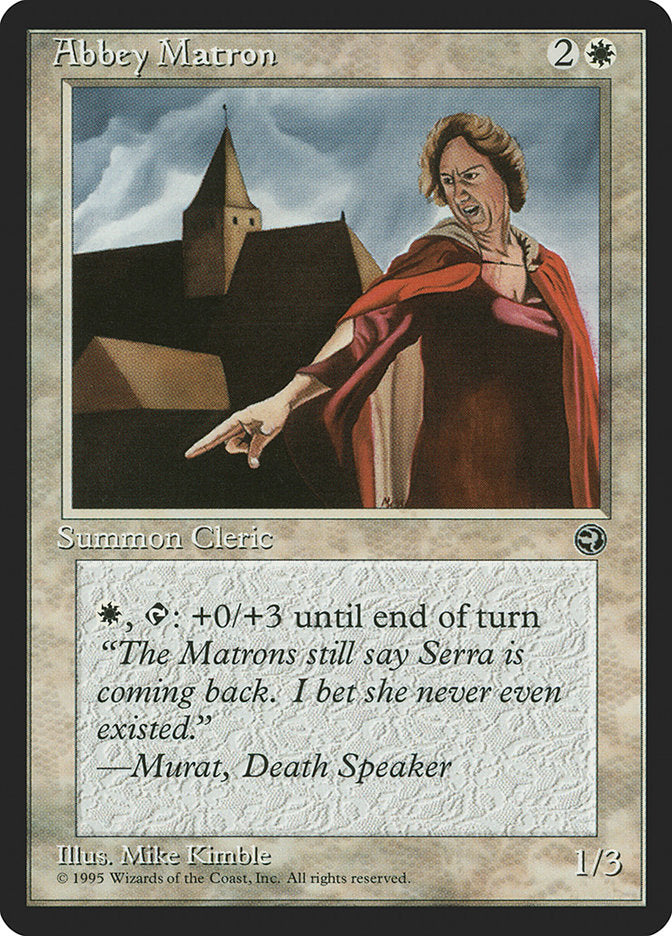 Abbey Matron (Murat Flavor Text) [Homelands] | Exor Games Summserside