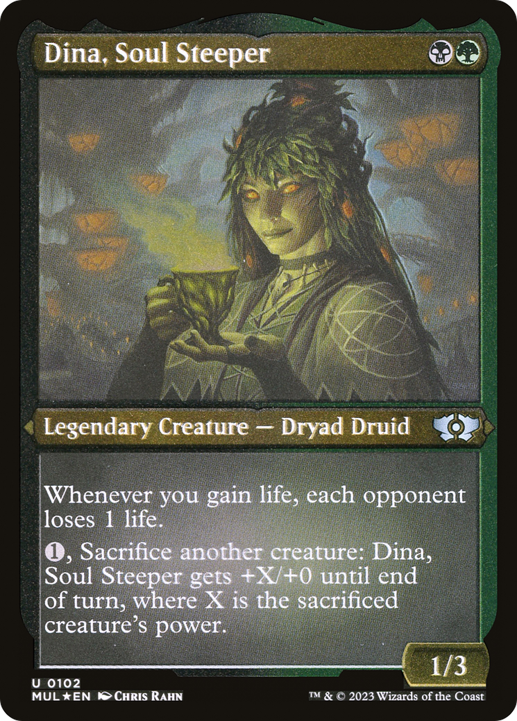 Dina, Soul Steeper (Foil Etched) [Multiverse Legends] | Exor Games Summserside