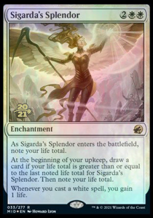 Sigarda's Splendor [Innistrad: Midnight Hunt Prerelease Promos] | Exor Games Summserside