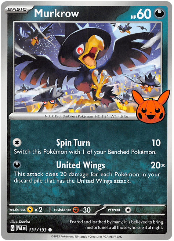 Murkrow (131/193) [Trick or Trade 2023] | Exor Games Summserside