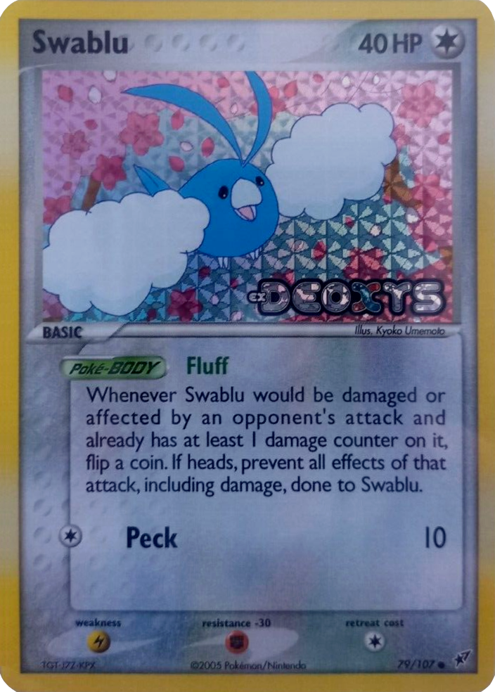 Swablu (79/107) (Stamped) [EX: Deoxys] | Exor Games Summserside