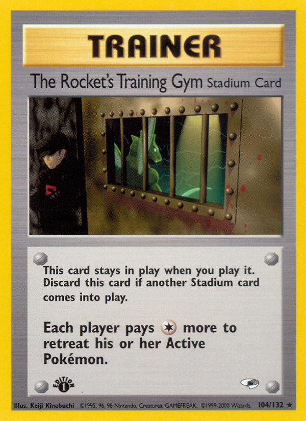 The Rocket's Training Gym (104/132) [Gym Heroes 1st Edition] | Exor Games Summserside