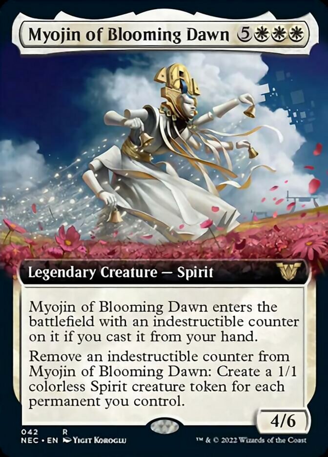 Myojin of Blooming Dawn (Extended) [Kamigawa: Neon Dynasty Commander] | Exor Games Summserside