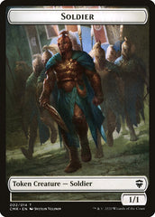 Rock // Soldier Token [Commander Legends Tokens] | Exor Games Summserside