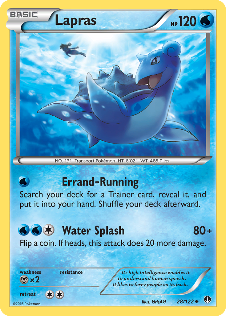 Lapras (28/122) [XY: BREAKpoint] | Exor Games Summserside