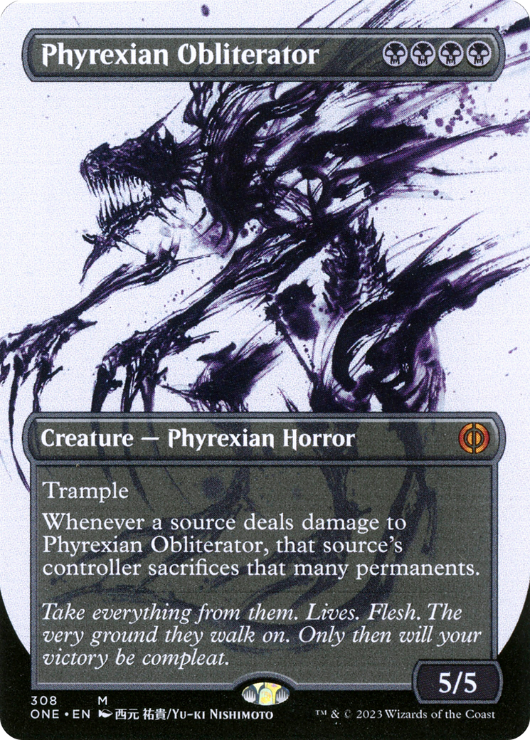 Phyrexian Obliterator (Borderless Ichor) [Phyrexia: All Will Be One] | Exor Games Summserside