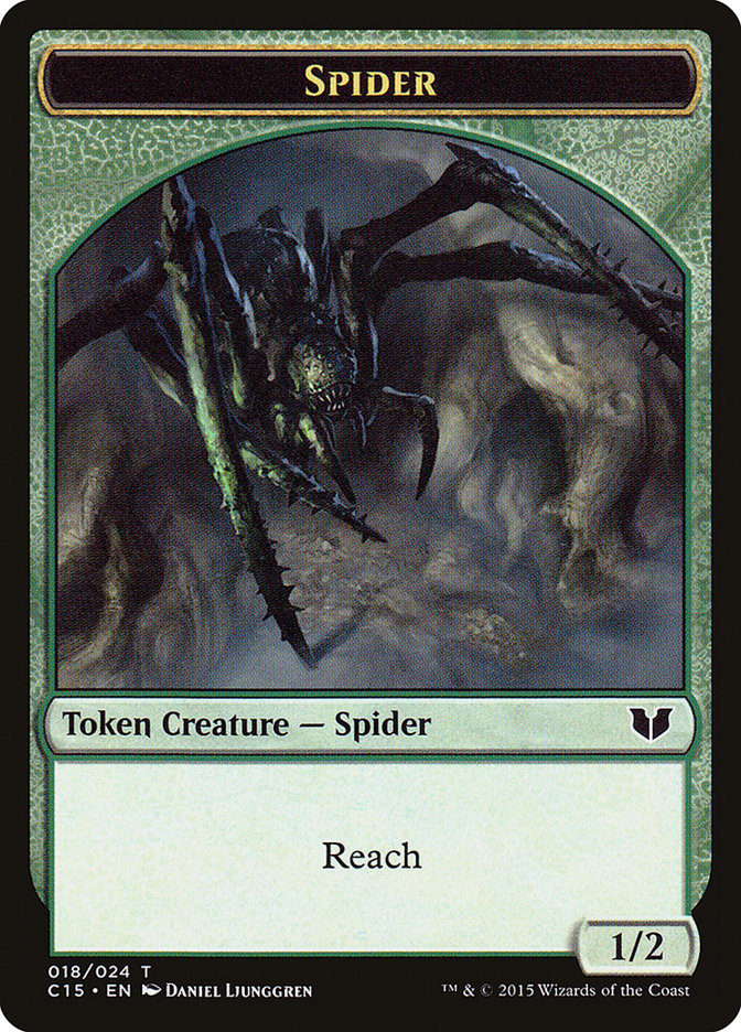 Bear // Spider Double-Sided Token [Commander 2015 Tokens] | Exor Games Summserside