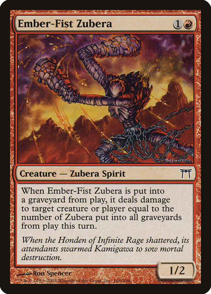 Ember-Fist Zubera [Champions of Kamigawa] | Exor Games Summserside