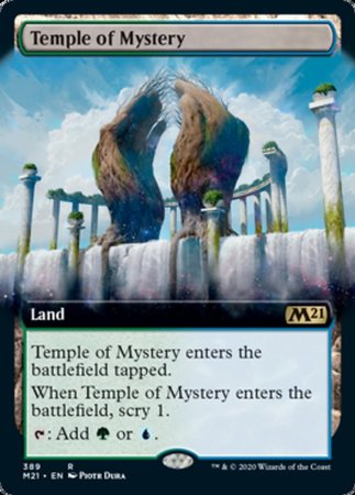 Temple of Mystery (Extended Art) [Core Set 2021] | Exor Games Summserside