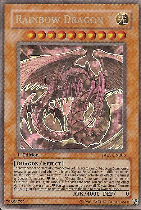 Rainbow Dragon [TAEV-EN006] Ghost Rare | Exor Games Summserside