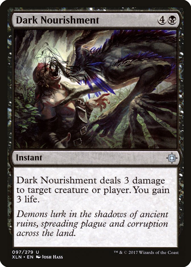 Dark Nourishment [Ixalan] | Exor Games Summserside