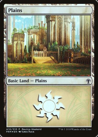 Plains - Selesnya (A10) [GRN Ravnica Weekend] | Exor Games Summserside