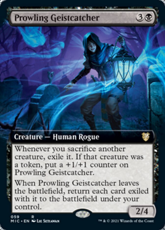 Prowling Geistcatcher (Extended) [Innistrad: Midnight Hunt Commander] | Exor Games Summserside