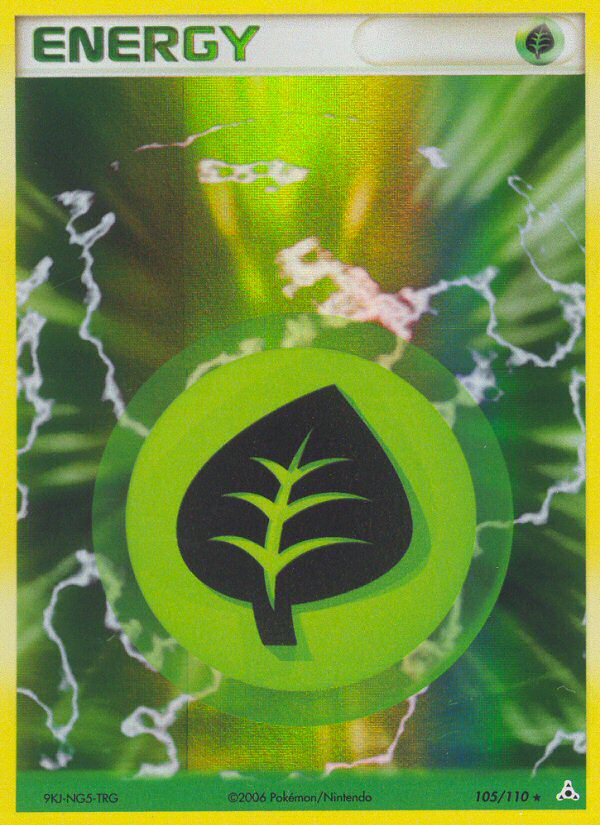 Grass Energy (105/110) [EX: Holon Phantoms] | Exor Games Summserside