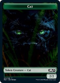 Cat (011) // Soldier Double-sided Token [Core Set 2021 Tokens] | Exor Games Summserside