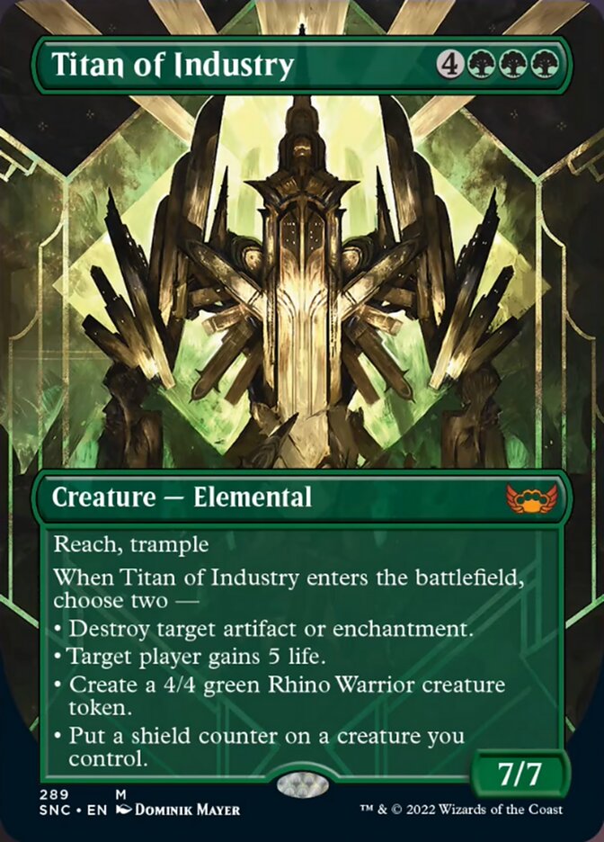 Titan of Industry (Borderless Alternate Art) [Streets of New Capenna] | Exor Games Summserside