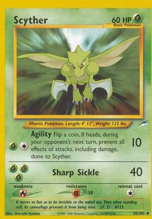 Scyther (55/105) [Neo Destiny Unlimited] | Exor Games Summserside