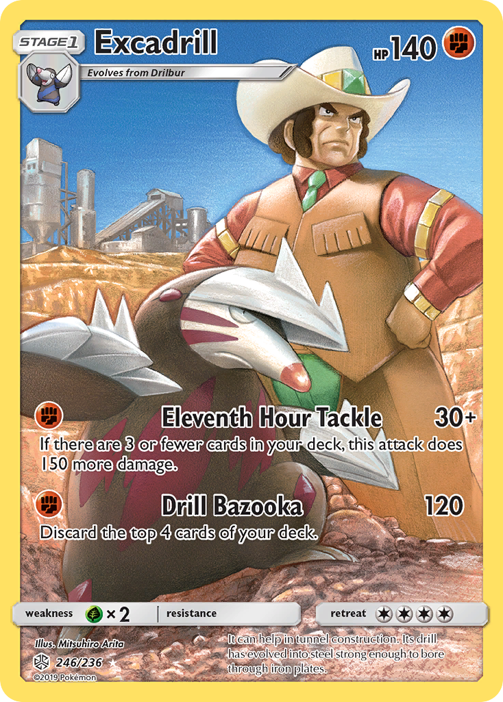 Excadrill (246/236) [Sun & Moon: Cosmic Eclipse] | Exor Games Summserside