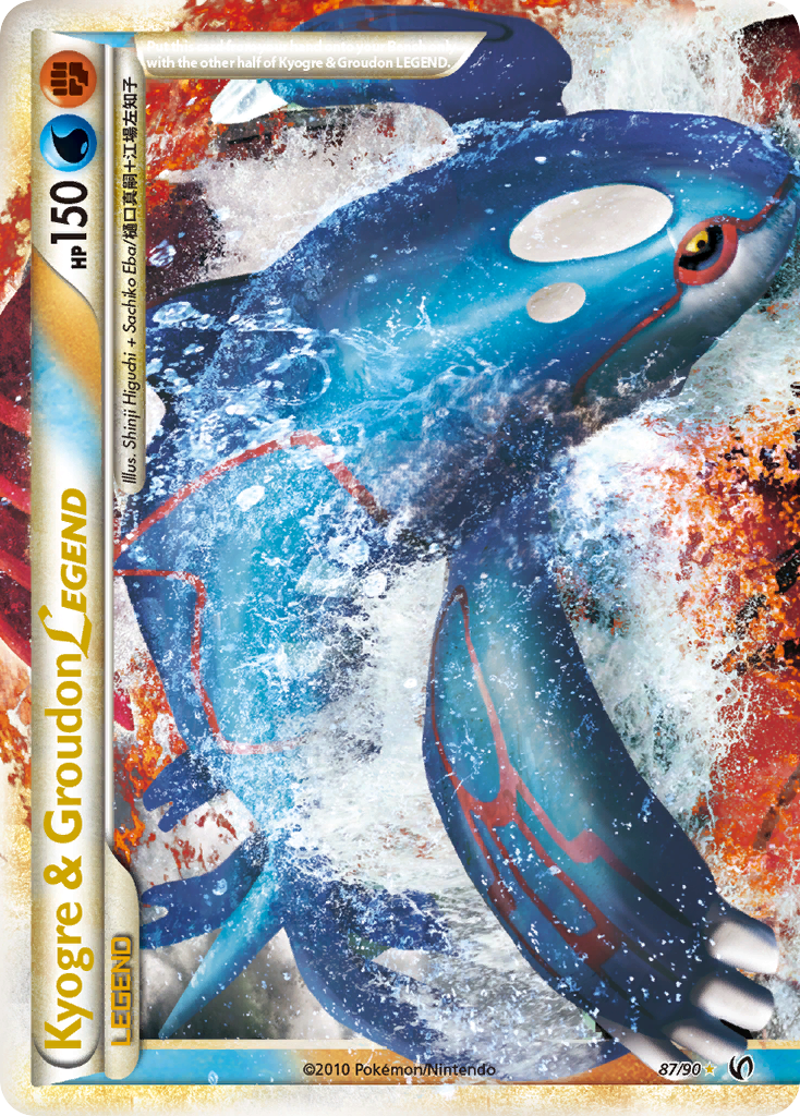 Kyogre & Groudon LEGEND (87/90) [HeartGold & SoulSilver: Undaunted] | Exor Games Summserside