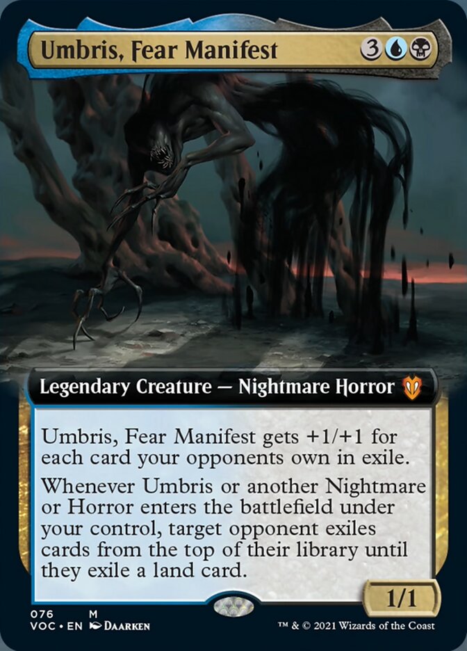 Umbris, Fear Manifest (Extended) [Innistrad: Crimson Vow Commander] | Exor Games Summserside