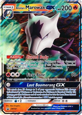 Alolan Marowak GX (SM187) (Jumbo Card) [Sun & Moon: Black Star Promos] | Exor Games Summserside