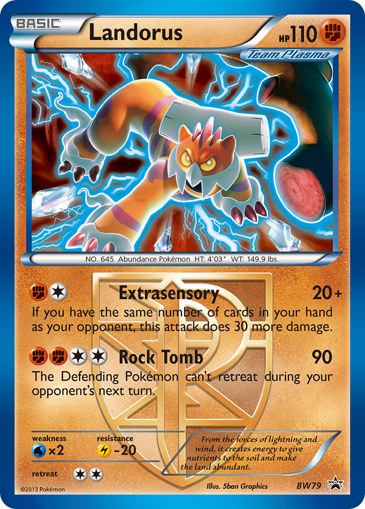 Landorus (BW79) (Team Plasma) [Black & White: Black Star Promos] | Exor Games Summserside