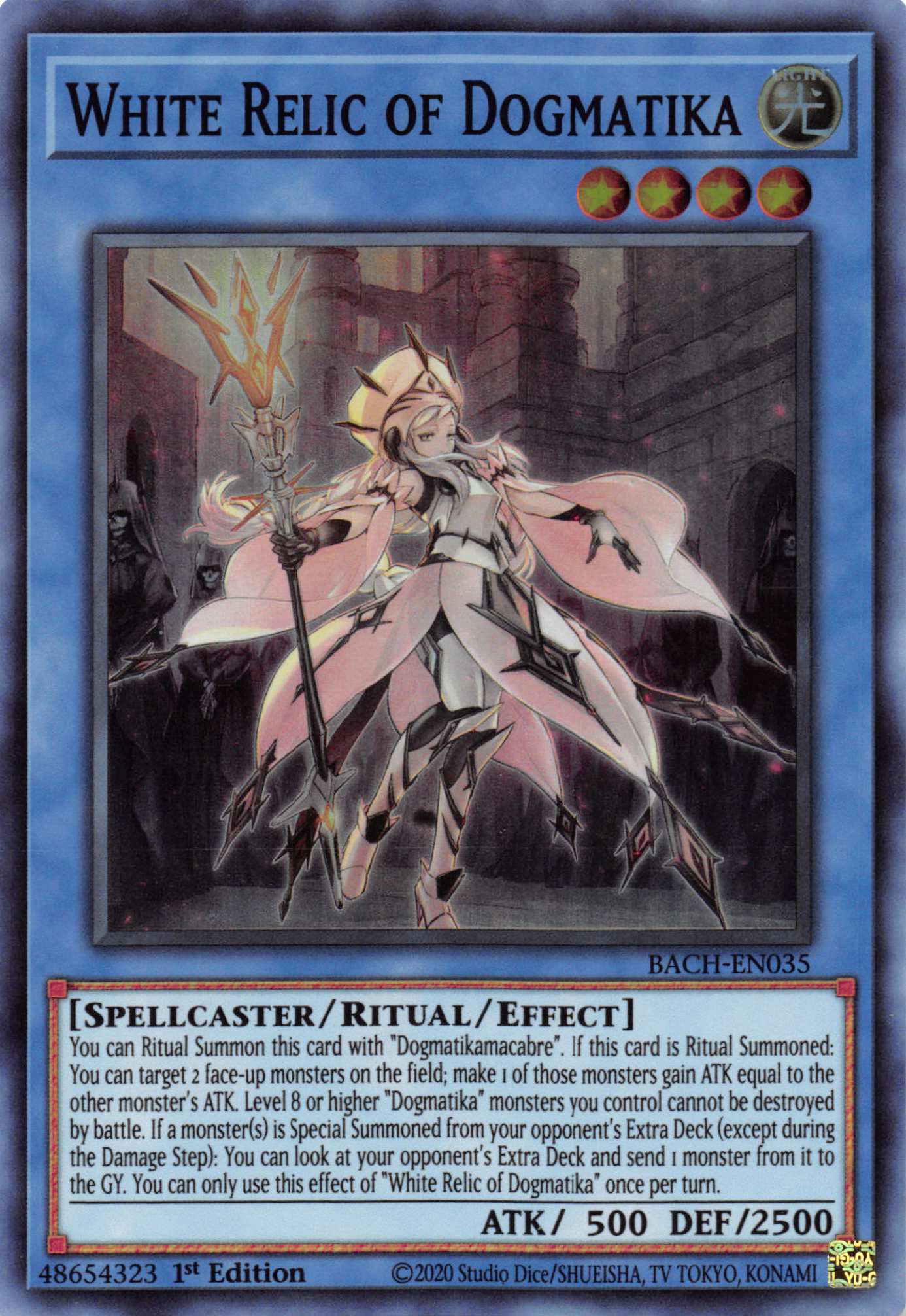 White Relic of Dogmatika [BACH-EN035] Super Rare | Exor Games Summserside