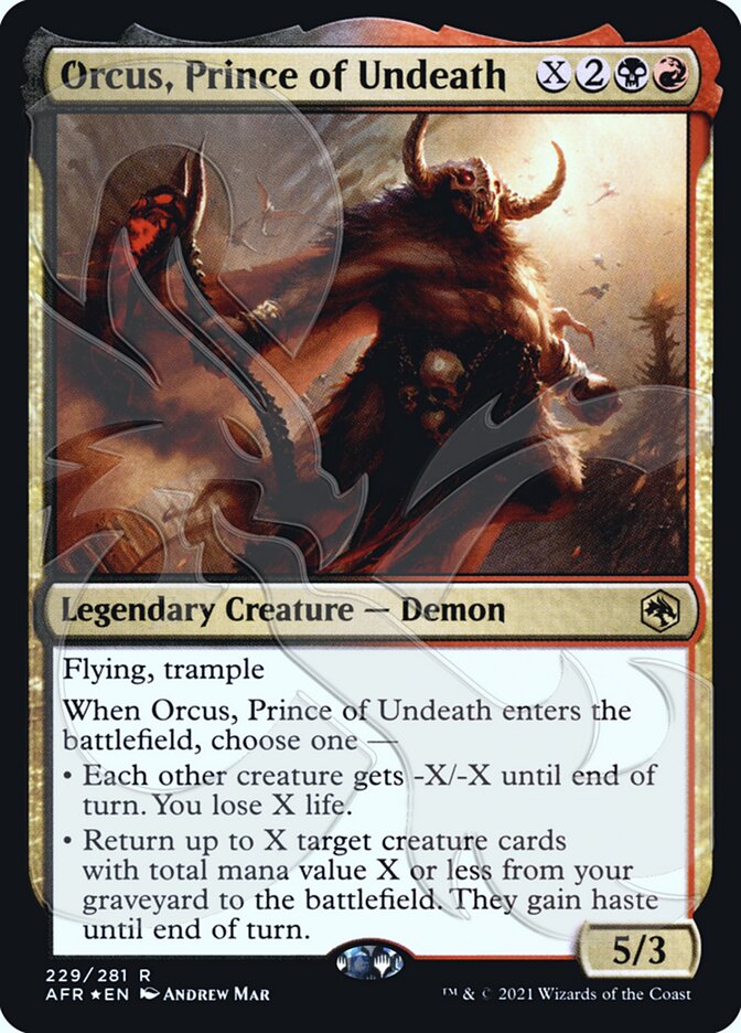 Orcus, Prince of Undeath (Ampersand Promo) [Dungeons & Dragons: Adventures in the Forgotten Realms Promos] | Exor Games Summserside