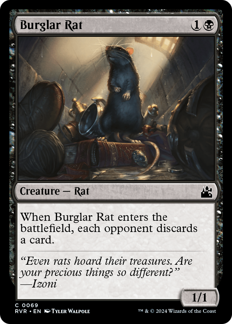 Burglar Rat [Ravnica Remastered] | Exor Games Summserside