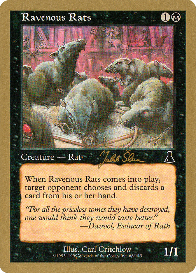 Ravenous Rats (Jakub Slemr) [World Championship Decks 1999] | Exor Games Summserside