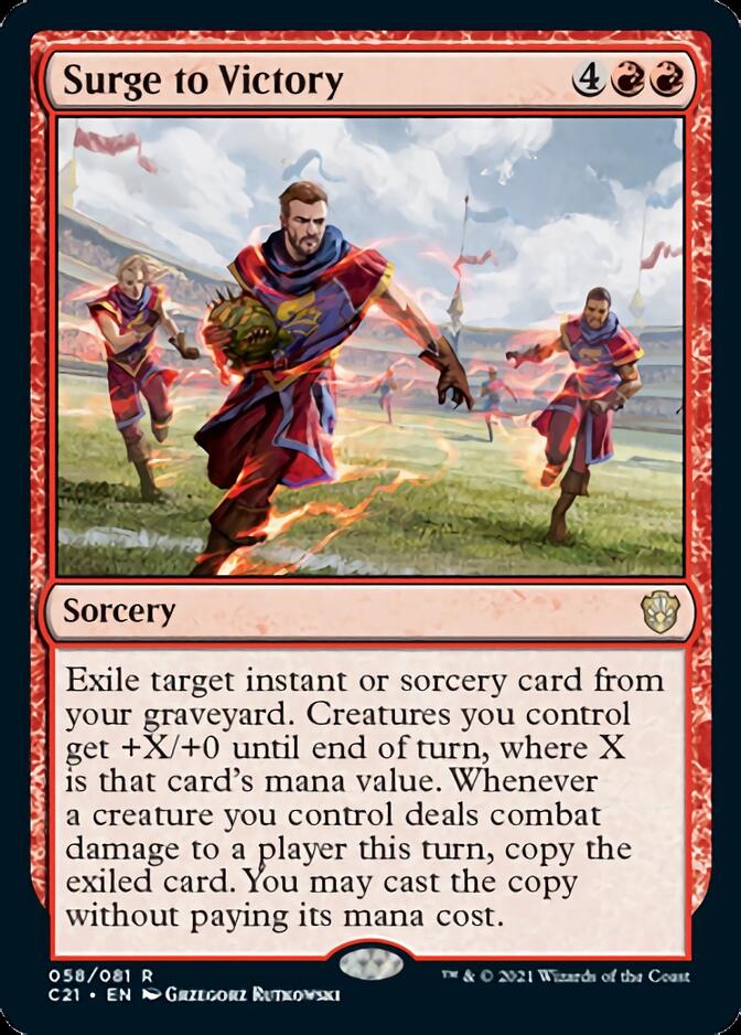 Surge to Victory [Commander 2021] | Exor Games Summserside