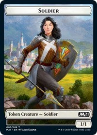 Soldier // Weird Double-sided Token [Core Set 2021 Tokens] | Exor Games Summserside