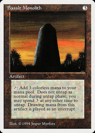 Basalt Monolith [Summer Magic / Edgar] | Exor Games Summserside