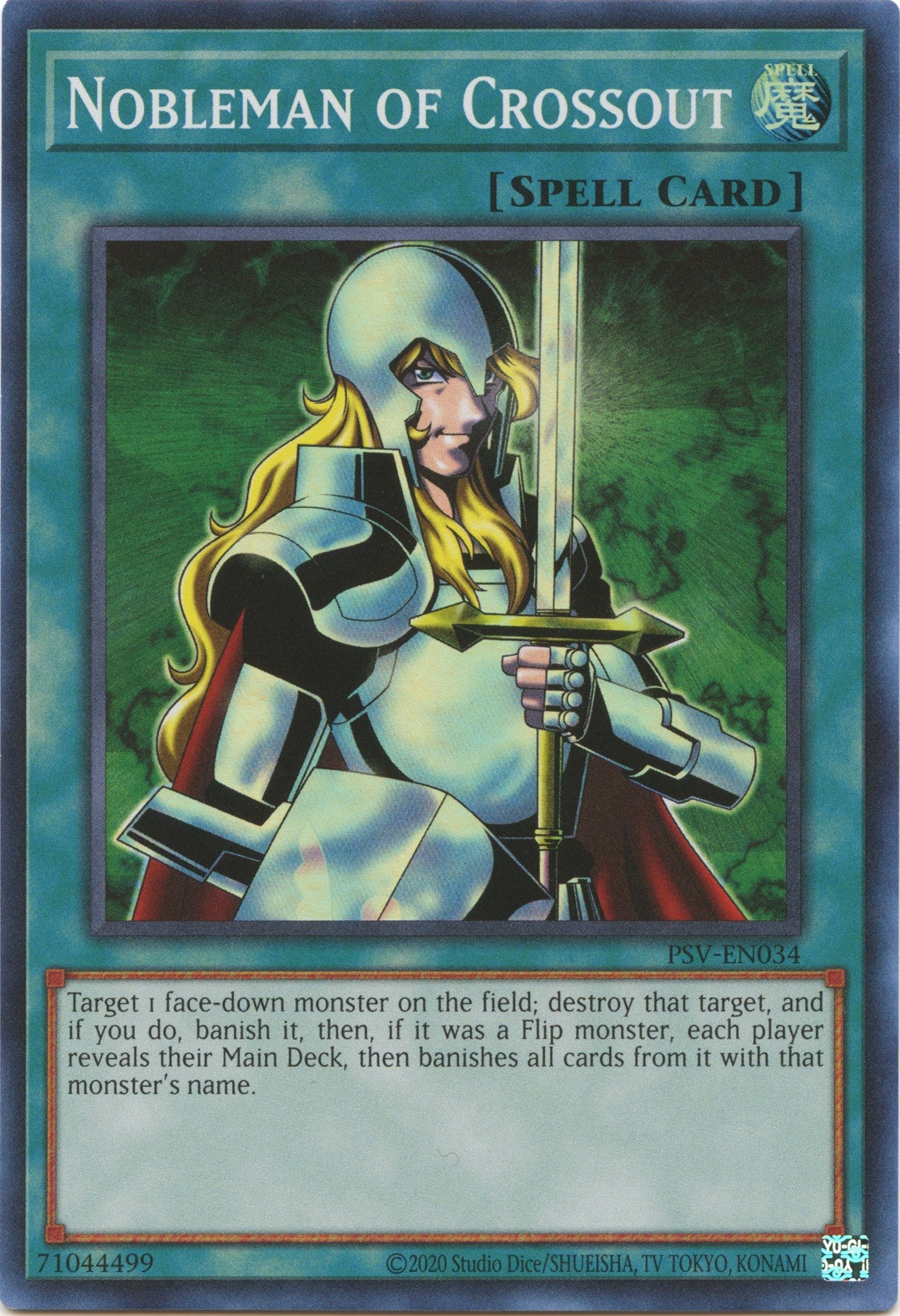 Nobleman of Crossout (25th Anniversary) [PSV-EN034] Super Rare | Exor Games Summserside