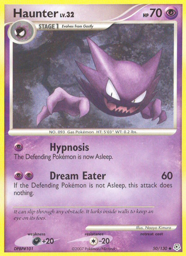 Haunter (50/130) [Diamond & Pearl: Base Set] | Exor Games Summserside