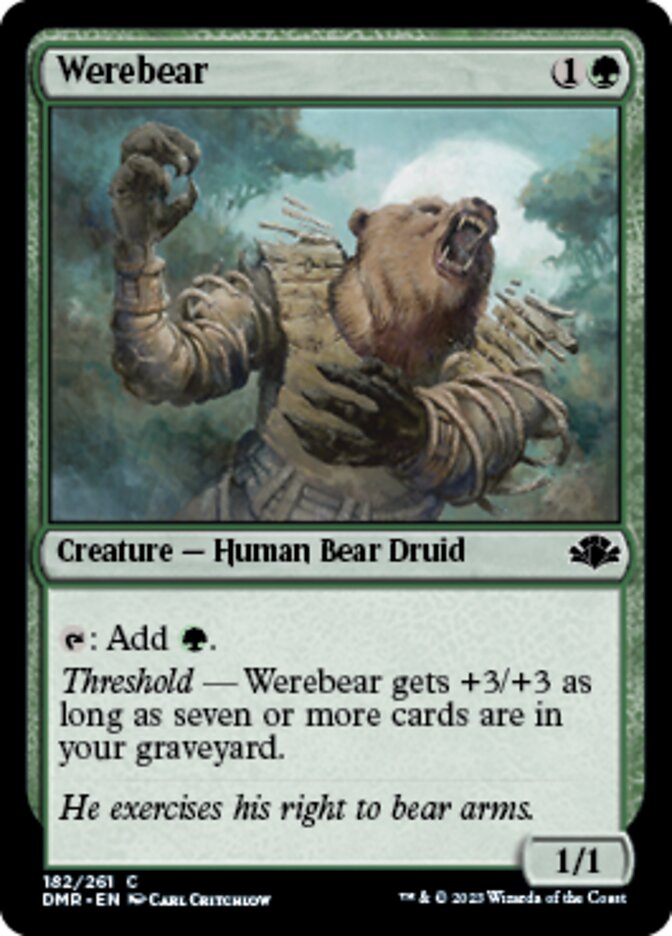 Werebear [Dominaria Remastered] | Exor Games Summserside