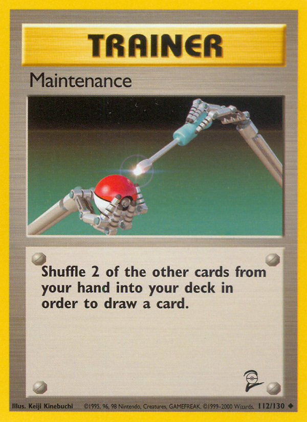 Maintenance (112/130) [Base Set 2] | Exor Games Summserside
