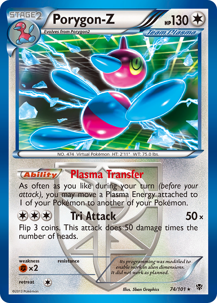 Porygon-Z (74/101) [Black & White: Plasma Blast] | Exor Games Summserside