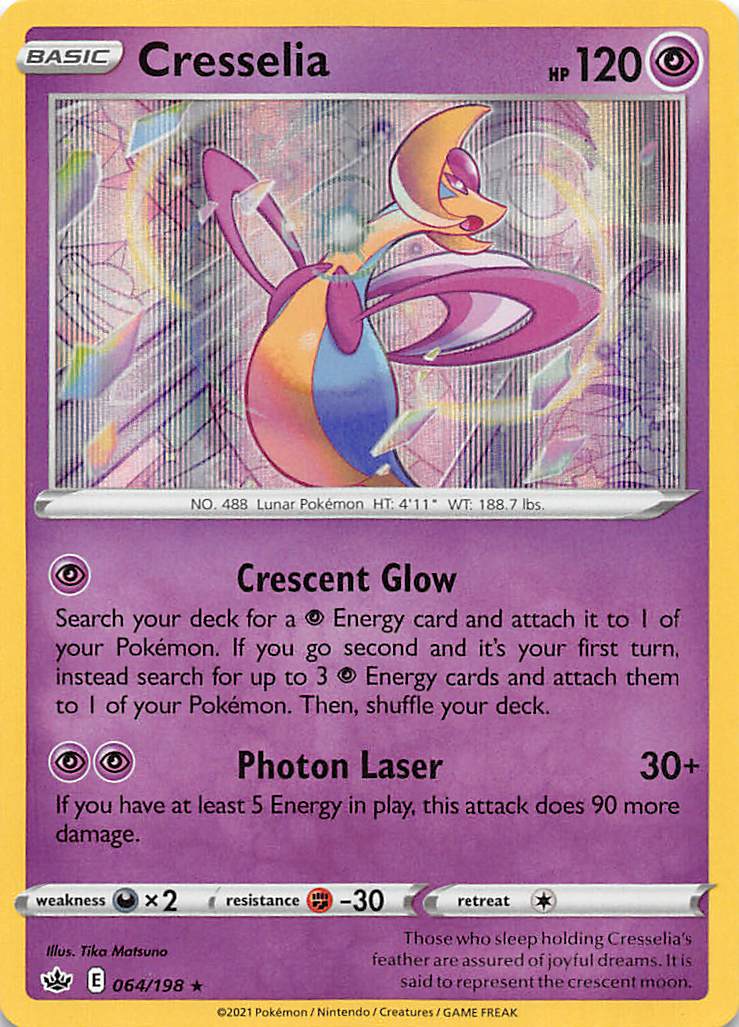 Cresselia (064/198) [Sword & Shield: Chilling Reign] | Exor Games Summserside