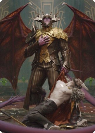 Ob Nixilis, the Adversary 1 Art Card [Streets of New Capenna Art Series] | Exor Games Summserside