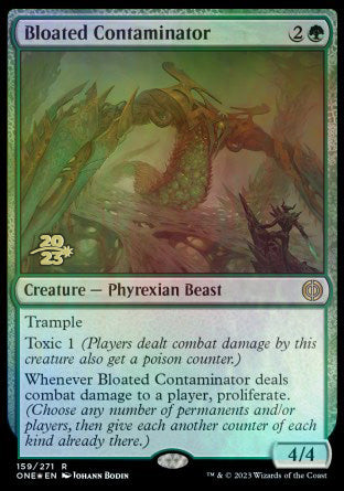 Bloated Contaminator [Phyrexia: All Will Be One Prerelease Promos] | Exor Games Summserside