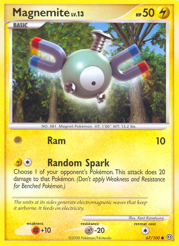 Magnemite (67/100) [Diamond & Pearl: Stormfront] | Exor Games Summserside